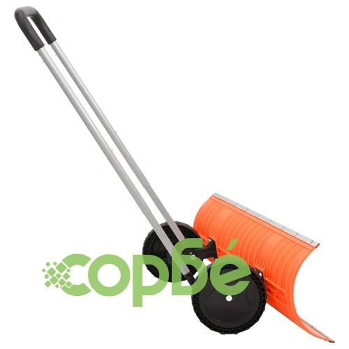Лопата за сняг с дръжка оранжева 96 см стоманено острие ➤ топ цена ➤ sorbe.bg