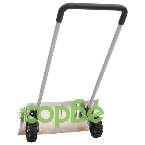 Лопата за сняг с дръжка сребриста 61 см стоманено острие ➤ топ цена ➤ sorbe.bg