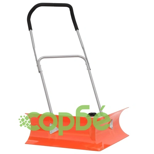 Двуъгълна лопата за сняг с разтегателна дръжка оранжева стомана ➤ топ цена ➤ sorbe.bg