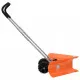 Двуъгълна лопата за сняг с разтегателна дръжка оранжева стомана