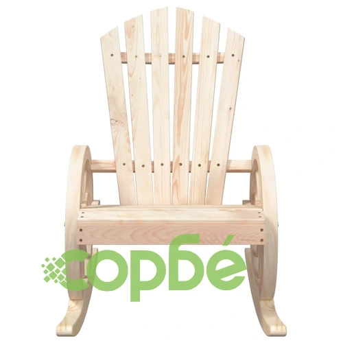 Люлеещ се стол Адирондак, чам масив ➤ топ цена ➤ sorbe.bg