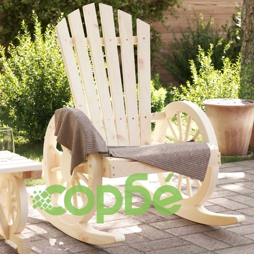 Люлеещ се стол Адирондак, чам масив ➤ топ цена ➤ sorbe.bg