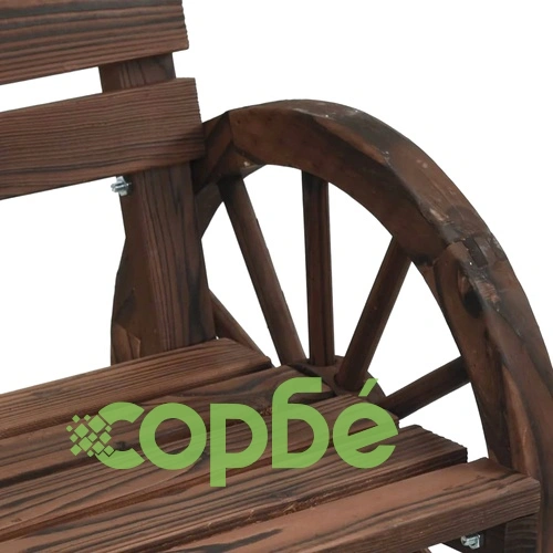 Градински стол 58x58x78,5 см масивно чамово дърво ➤ топ цена ➤ sorbe.bg
