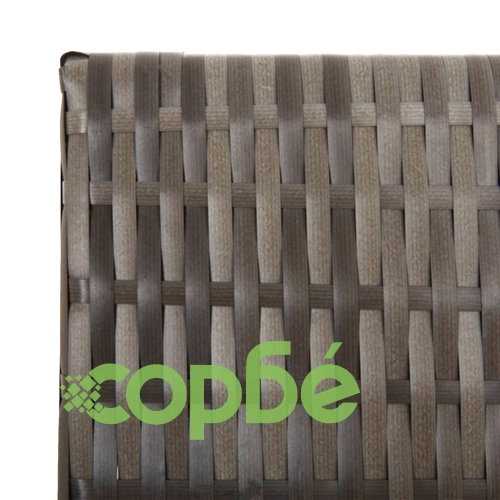 Параван за стая, 5 панела, сив, полиратан ➤ топ цена ➤ sorbe.bg