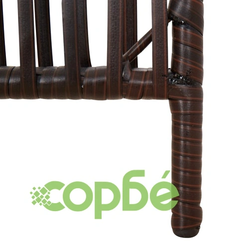 Параван за стая, 3 панела, кафяв, полиратан ➤ топ цена ➤ sorbe.bg