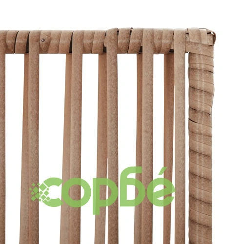 Параван за стая, 5 панела, бежов, полиратан ➤ топ цена ➤ sorbe.bg