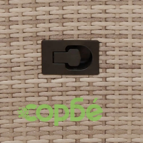 Накланящи градински столове с възглавници 2 бр полиратан бежови ➤ топ цена ➤ sorbe.bg