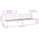 Градински палетни средни дивани, 2 бр, акациева дървесина масив