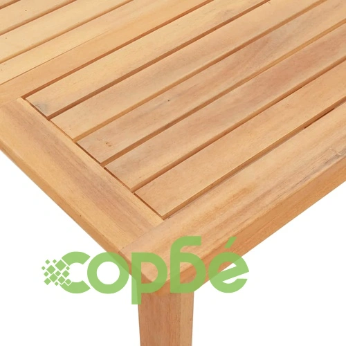 Градински диван от палети, 2 части, акация масив ➤ топ цена ➤ sorbe.bg