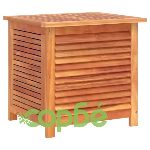 Градинска кутия за съхранение 60x50x56 см акациево дърво масив ➤ топ цена ➤ sorbe.bg