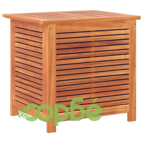 Градинска кутия за съхранение 60x50x56 см акациево дърво масив ➤ топ цена ➤ sorbe.bg
