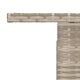Градинска маса стъклен плот светлосива 100x55x73 см полиратан