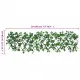 Решетка от изкуствен бръшлян разширяема зелена 5 бр 180x30 см
