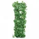 Решетка от изкуствен бръшлян разширяема зелена 186x70 см