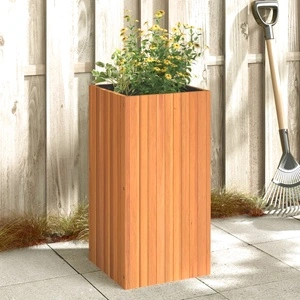 Градинска кашпа 45x45x90 см масивна акация