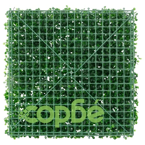 Ограда от изкуствени храстови листа 24 бр зелено 50x50 см ➤ топ цена ➤ sorbe.bg