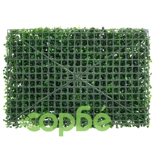 Ограда от изкуствени растения 24 бр зелена 40x60 см ➤ топ цена ➤ sorbe.bg