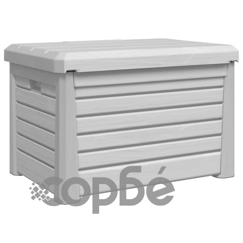 Градинска ракла, сив, 73x50,5x46,5 см, полипропилен ➤ топ цена ➤ sorbe.bg
