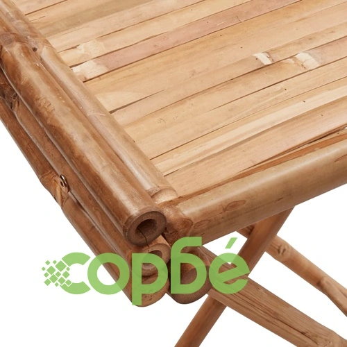 Сгъваема маса с табла 70,5x42,5x80 см бамбук ➤ топ цена ➤ sorbe.bg