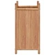 Саксия 40x40x80 см бамбук