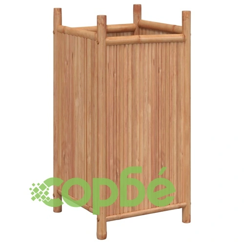 Саксия 40x40x80 см бамбук ➤ топ цена ➤ sorbe.bg