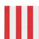 Резервно платнище за тенти, червено-бели ленти, 5x3,5 м