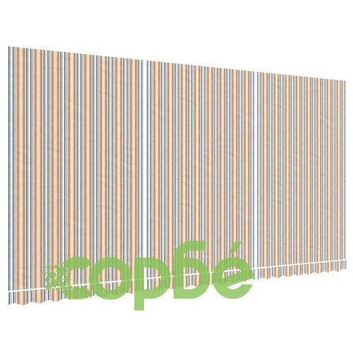 Резервно платнище за тенти, разноцветни ивици, 6x3 м ➤ топ цена ➤ sorbe.bg