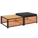 Градинска маса с табуретка, акациево дърво масив