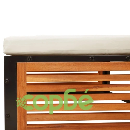 Градинска маса с табуретка, акациево дърво масив ➤ топ цена ➤ sorbe.bg