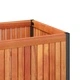 Градинска кашпа 110x45x44 см масивна акация и стомана