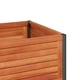 Градинска кашпа с рафт 80x45x80 см масивна акация и стомана