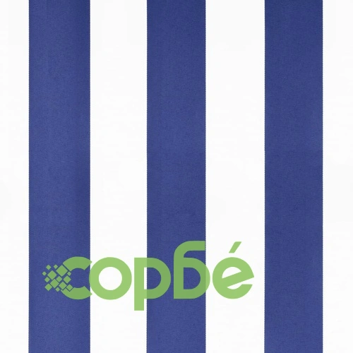 Свободностояща тента, синьо и бяло, 400x300 см, плат и стомана ➤ топ цена ➤ sorbe.bg
