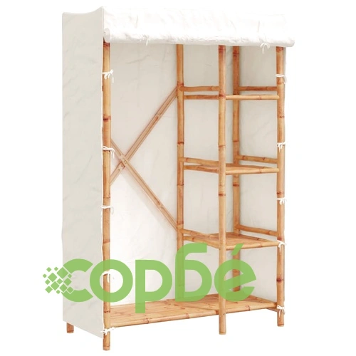 Гардероб 110x45x170 см бамбук ➤ топ цена ➤ sorbe.bg