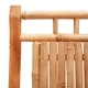Сгъваеми градински столове, 2 бр, 46x66x99 см, бамбук
