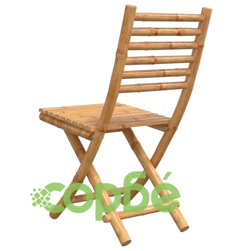 Сгъваеми градински столове, 2 бр, 43x54x88 см, бамбук ➤ топ цена ➤ sorbe.bg