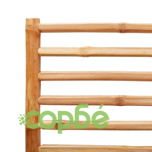 Сгъваеми градински столове, 2 бр, 43x54x88 см, бамбук ➤ топ цена ➤ sorbe.bg