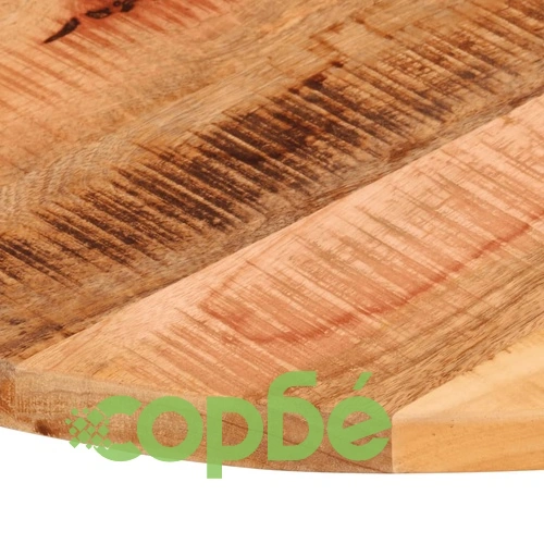 Плот за маса  70x1,5 см кръгло масивно дърво грубо манго ➤ топ цена ➤ sorbe.bg