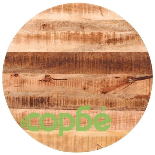 Плот за маса  70x2,5 см кръгло масивно дърво грубо манго ➤ топ цена ➤ sorbe.bg