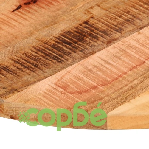 Плот за маса  70x3,8 см кръгло масивно дърво грубо манго ➤ топ цена ➤ sorbe.bg