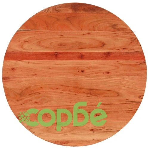 Плот за маса, 70x2,5 см, кръгъл, акациево дърво масив ➤ топ цена ➤ sorbe.bg