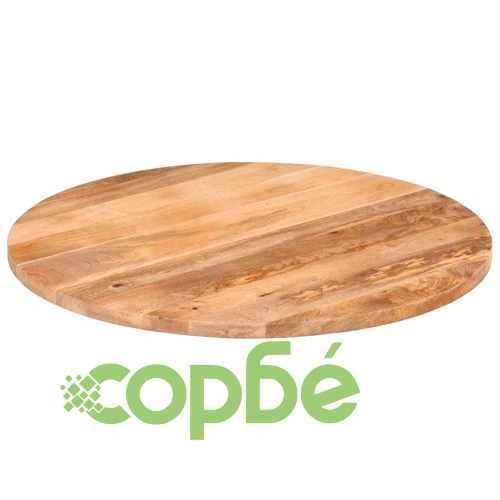 Плот за маса  80x3,8 см кръгло масивно дърво манго ➤ топ цена ➤ sorbe.bg