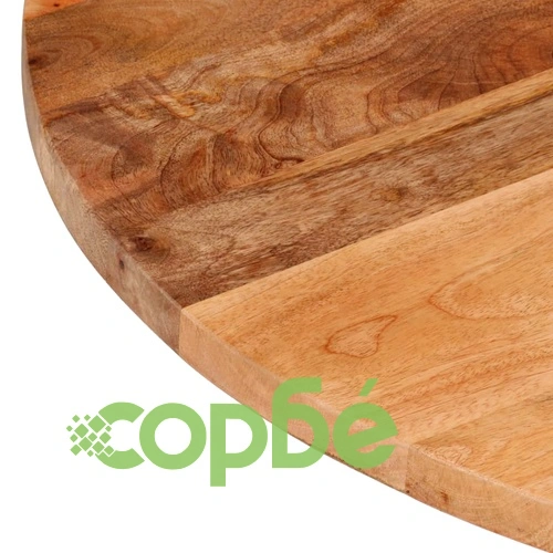Плот за маса  80x3,8 см кръгло масивно дърво манго ➤ топ цена ➤ sorbe.bg