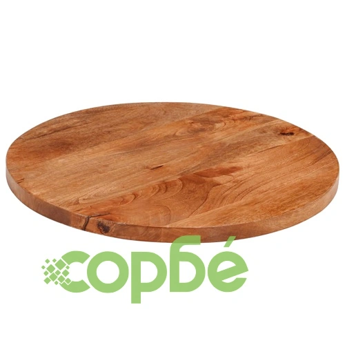 Плот за маса  60x3,8 см кръгло масивно дърво манго ➤ топ цена ➤ sorbe.bg