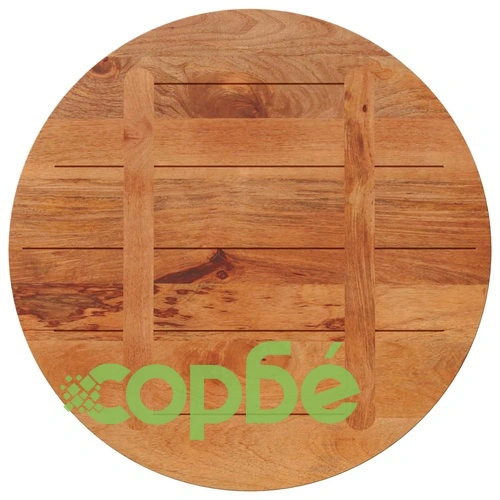 Плот за маса  70x2,5 см кръгло масивно дърво манго ➤ топ цена ➤ sorbe.bg