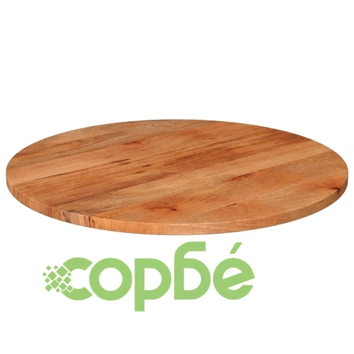 Плот за маса  70x3,8 см кръгло масивно дърво манго ➤ топ цена ➤ sorbe.bg