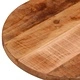 Плот за маса 120x50x2,5 см овален масивно дърво грубо манго