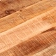 Плот за маса 120x50x2,5 см овален масивно дърво грубо манго