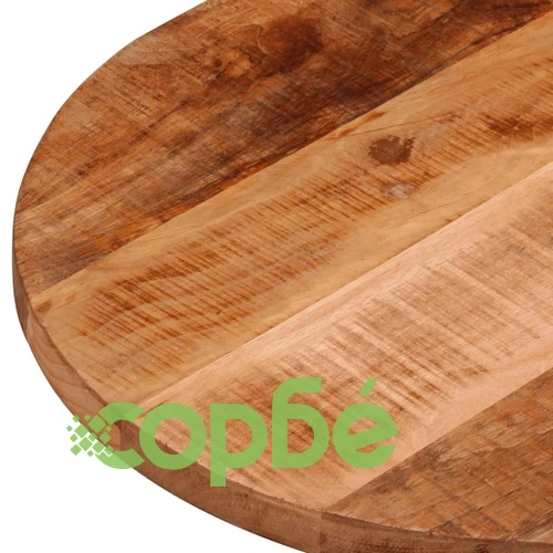 Плот за маса 140x50x3,8 см овален масивно дърво грубо манго ➤ топ цена ➤ sorbe.bg