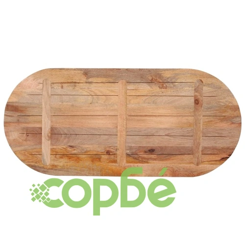 Плот за маса, 110x50x2,5 см, овален, масивно дърво манго ➤ топ цена ➤ sorbe.bg