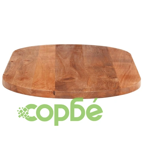 Плот за маса, 120x60x2,5 см, овален, масивно дърво манго ➤ топ цена ➤ sorbe.bg